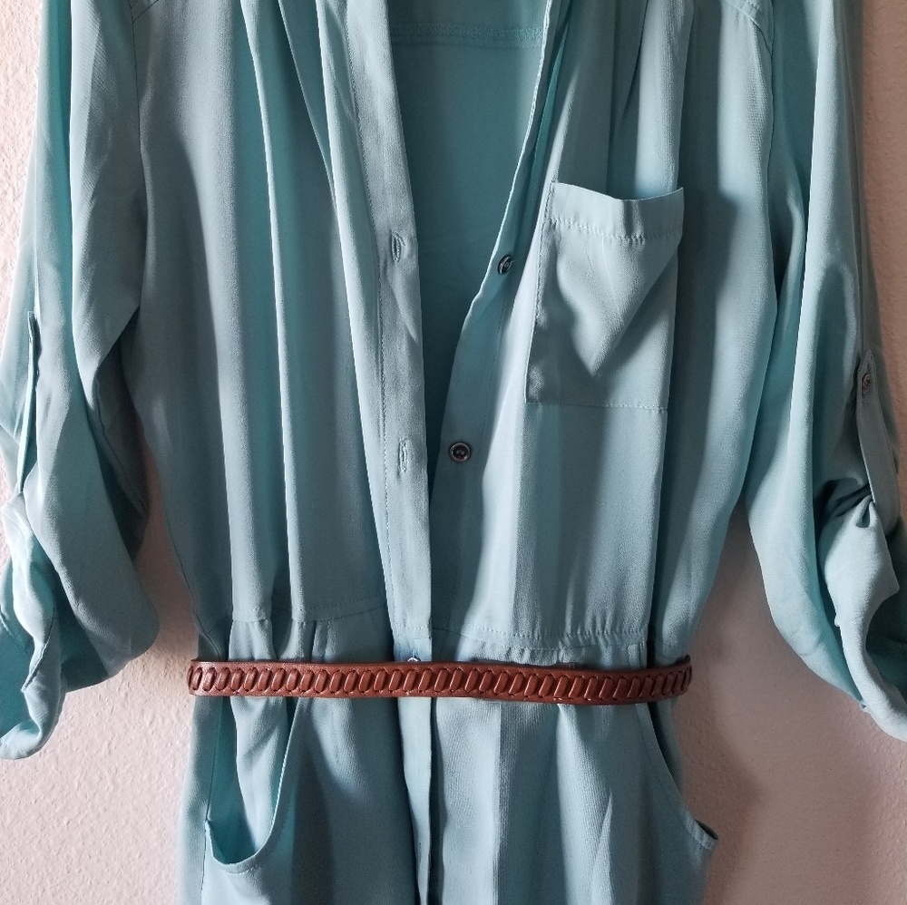 Tunic top loose fitting with belt ☀️ - Picture 4 of 8